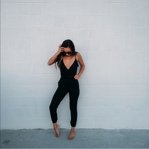all black jumpsuit